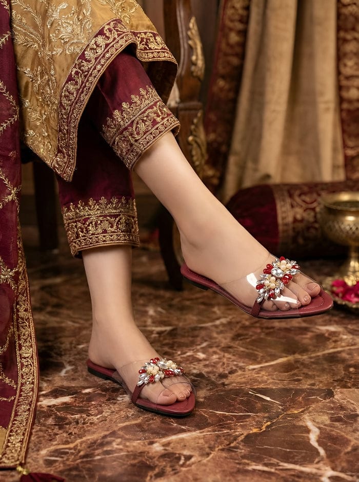 Elegance Suede Slip-On Sandals