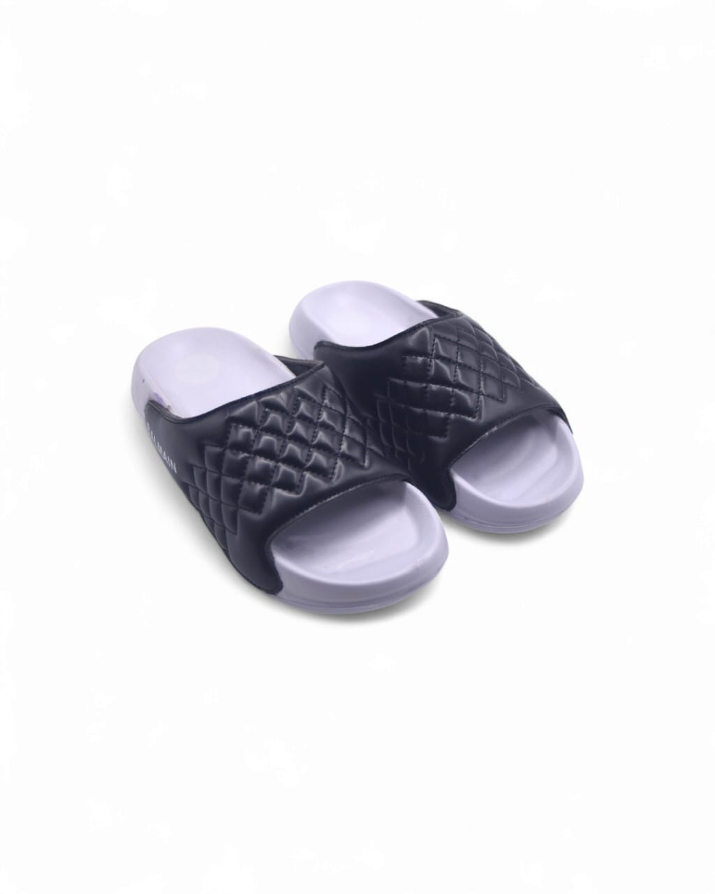 Midnight Weave Luxe Slides