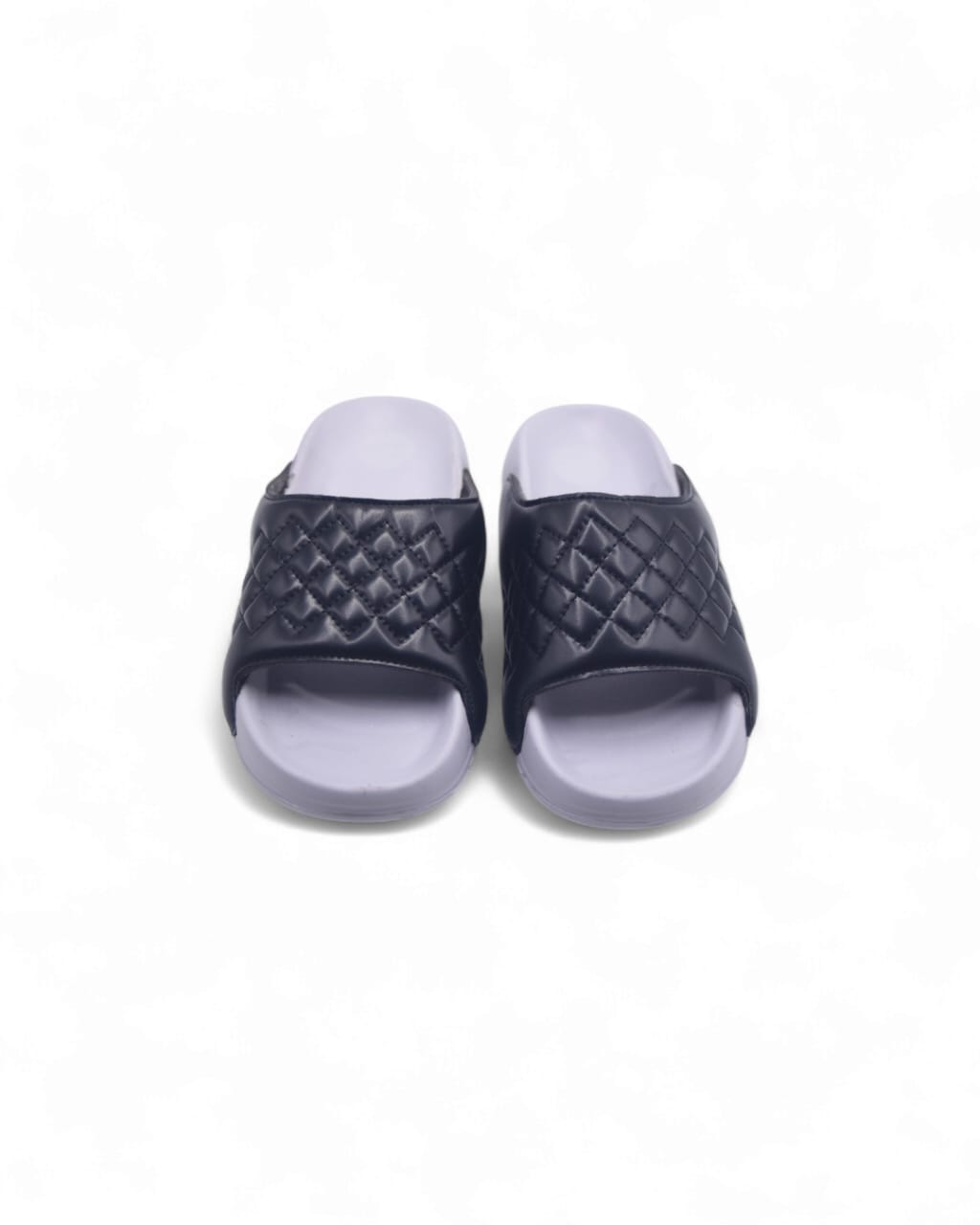 Midnight Weave Luxe Slides