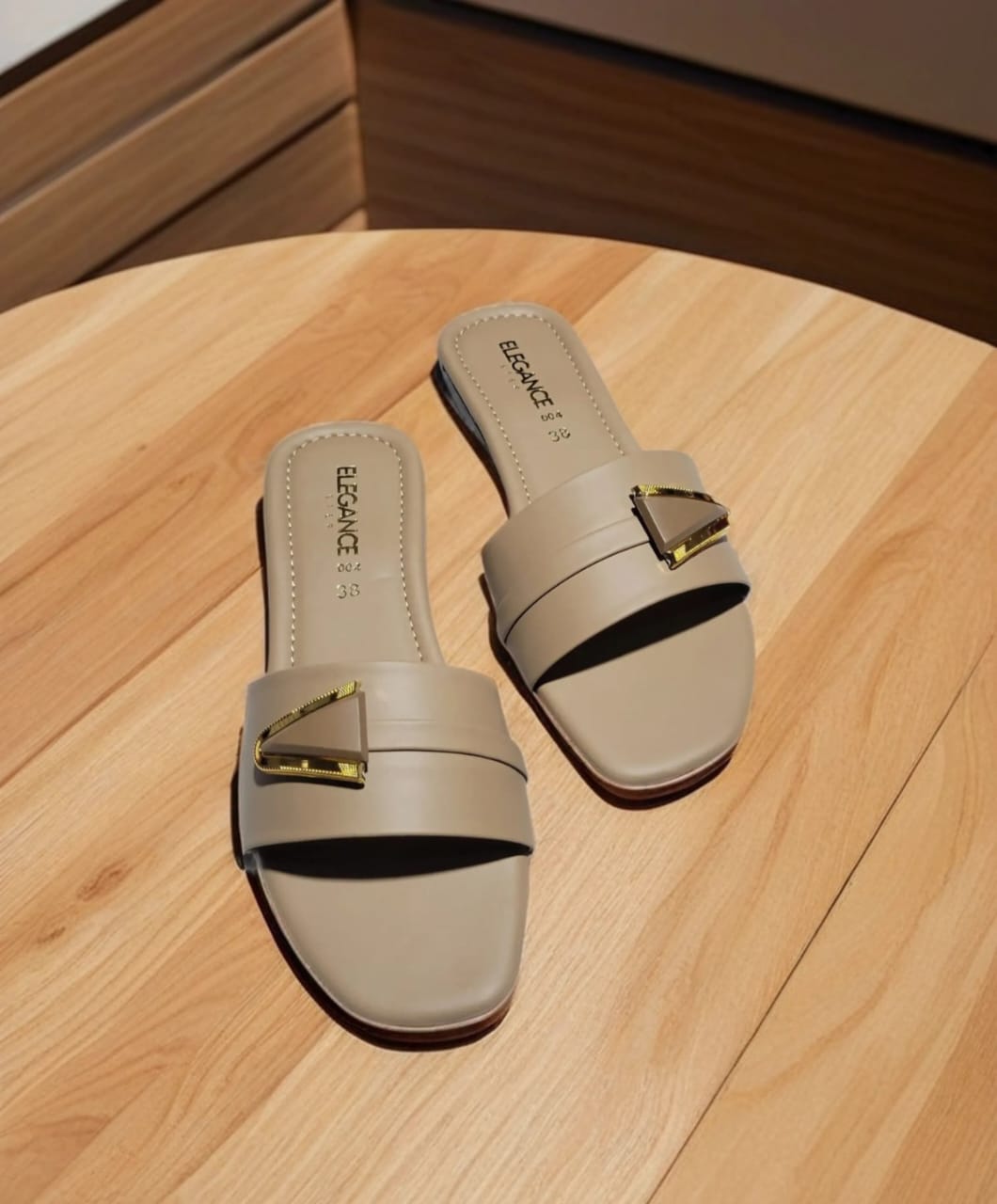 Luxe Buckle Slides