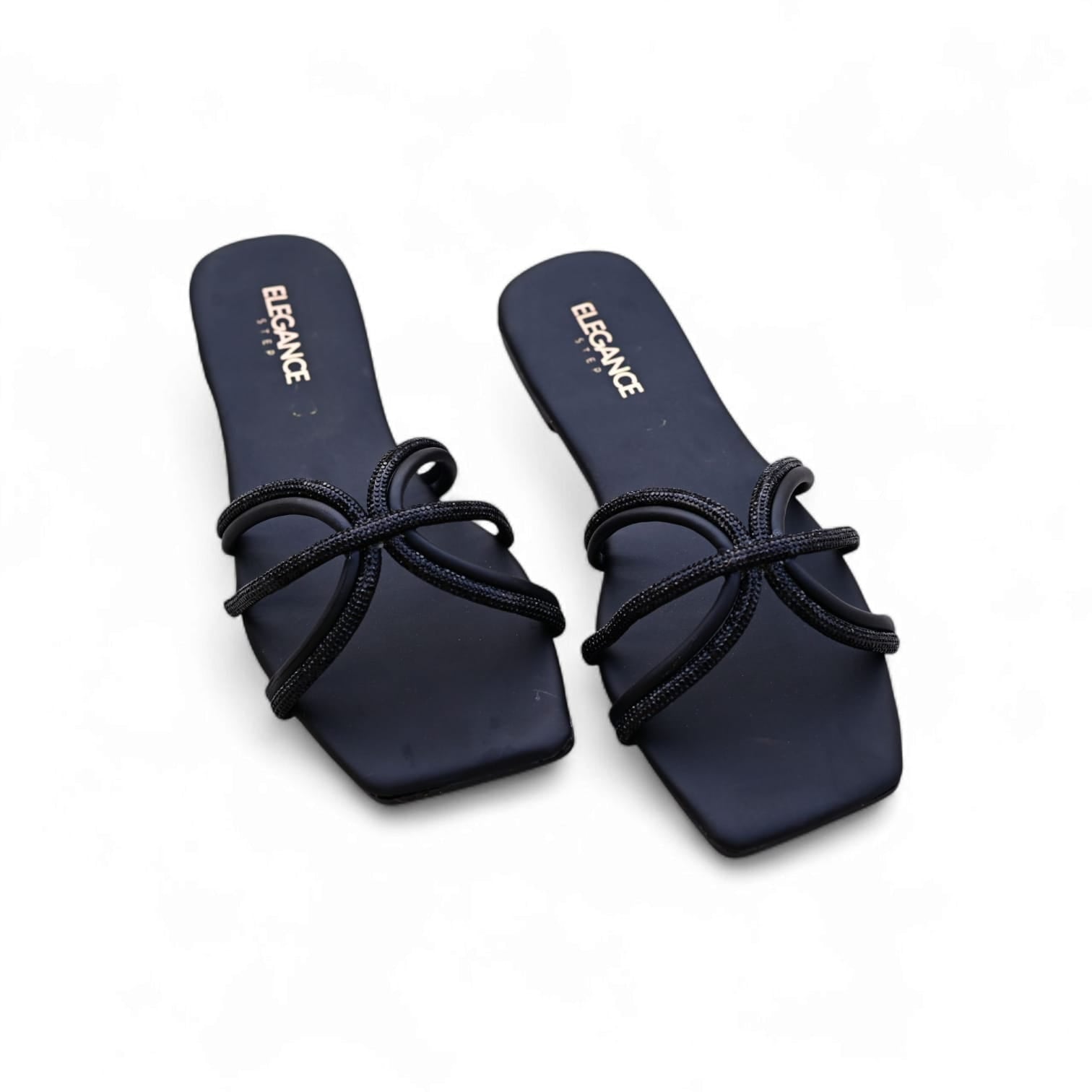 Crisscross Comfort Sliders 🎀